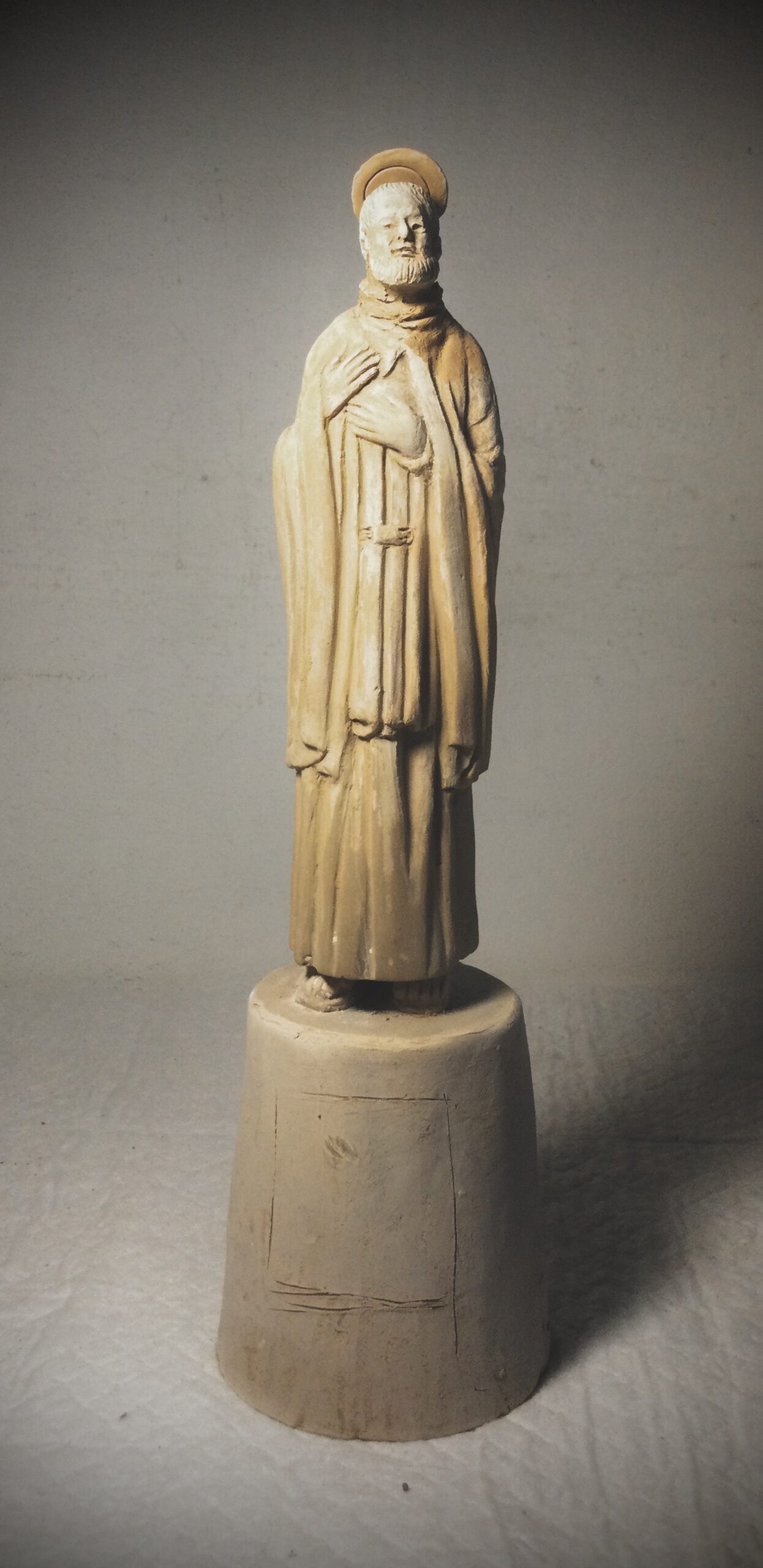 Modello scultoreo di santo realizzato dallo Studio d’Arte Violi